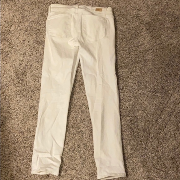 PAIGE Denim White Skyline Ankle Peg Jeans - Picture 4 of 4